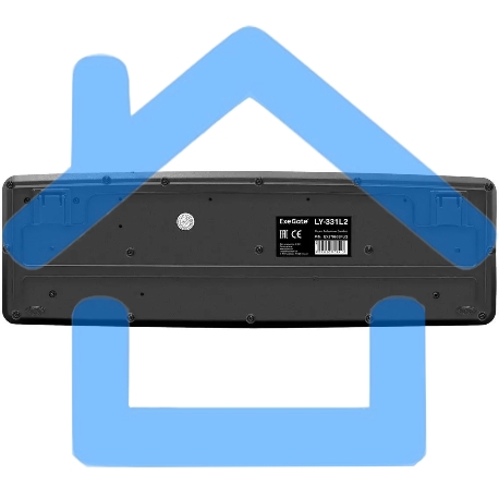 Клавиатура ExeGate Professional Standard LY-331L2 (USB, полноразмерная, влагозащищенная, 104кл., Enter большой, длина кабеля 2,2м, черная, Color Box)-3