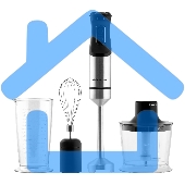 Блендер погружной Galaxy Line 2141 1500 Вт, черный