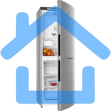 Холодильник Atlant 4612-181 серебристый двухкамерный 182/119л морозилка снизу-7