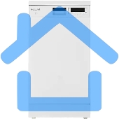 Посудомоечная машина HOTPOINT HFS 1C57, белый, 44.8 см, 10 компл., 49 дБ, класс A