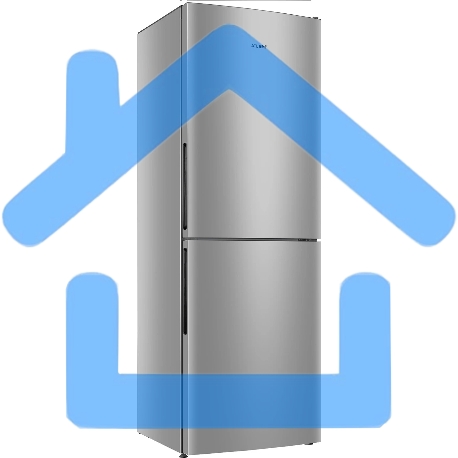 Холодильник Atlant 4612-181 серебристый двухкамерный 182/119л морозилка снизу-6