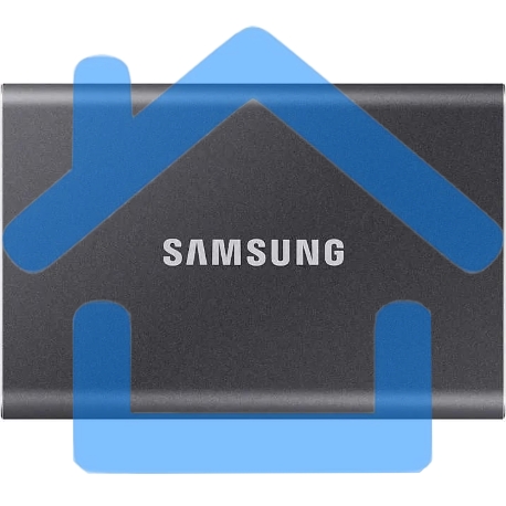Твердотельный диск Samsung T7 Shield MU-PC2T0K серый титан, 4Tb 3D NAND TLC, USB 3.2 Type-C R/W - 1050/1000 Mb/s-11