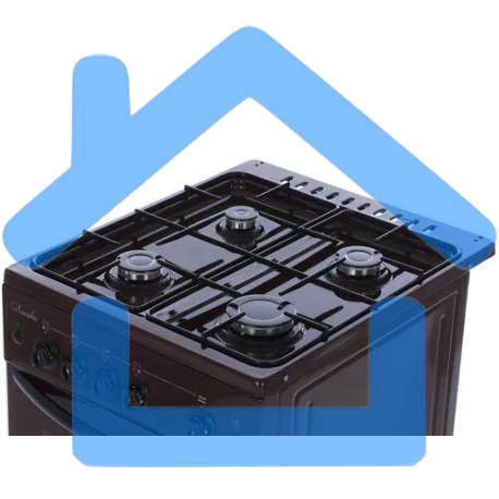 Плита газовая Лысьва ГП 400 МС -2у коричневый, конфорок 4 шт, духовка 57 л, 50 см x 84 см x 60 см-2