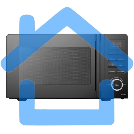 Микроволновая печь Centek CT-1562 черный 20л 700Вт кнопки, поворотный механизм