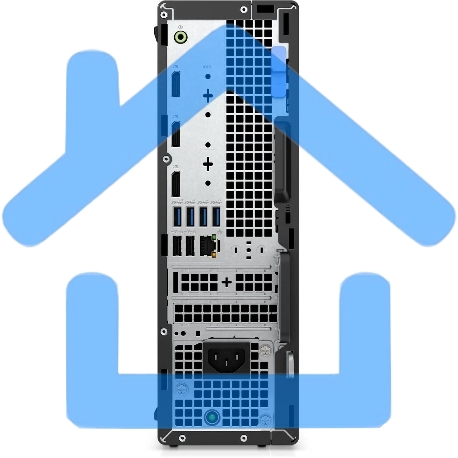 Компьютер Dell Optiplex 7020 Plus SFF i7 14700 (2.1) 16Gb SSD 512Gb RX 6500 4Gb Windows 11 Pro GbitEth 260W мышь клавиатура черный (7020SP-76241)-2