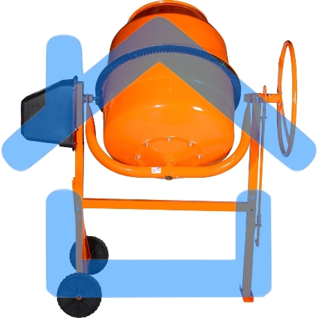 Бетономешалка Вихрь БМ-230П (74/1/18) 1000 Вт, 230 л, полиамидный венец, 32 об/мин-3