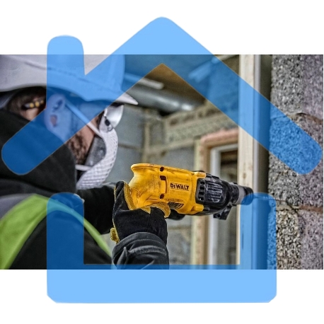 Перфоратор DeWalt D25033K-QS патрон:SDS-plus уд.:2.1Дж (кейс в комплекте)-6