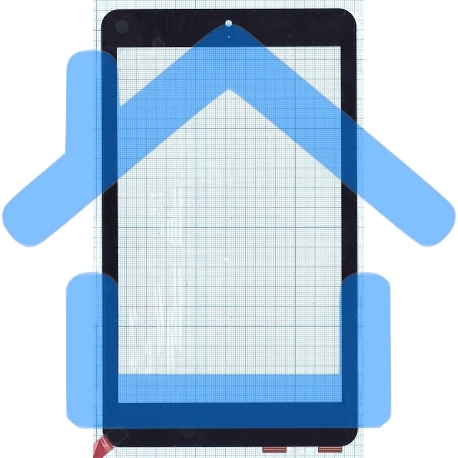 Сенсорное стекло (тачскрин) для Lenovo ThinkPad 8, черное