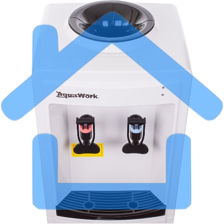 Кулер Aqua Work 0.8-LR напольный компрессорный белый/черный-2