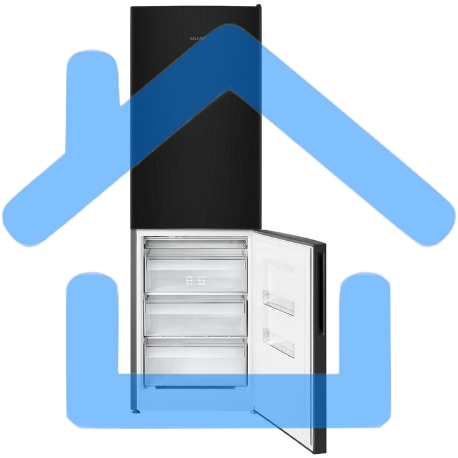 Холодильник Atlant ХМ-4621-151 черный металлик двухкамерный 205/119л морозилка снизу. капельная система-2