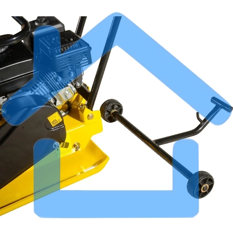 Виброплита бензиновая Huter VP-90W 3.6 л, 4800 Вт, 6.5 л.с, 25 кН, подошва 580x500 мм, 1050 м²/ч-3