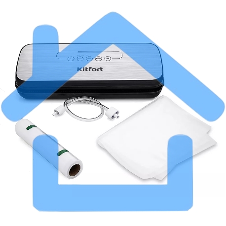 Вакуумный упаковщик Kitfort KT-1502-2 110Вт черный/серый-1