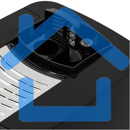 Кофемашина автоматическая встраиваемая Krona ONYX 45H coffee BL/BL черный, исп. кофе - молотый / зерновой, 1,8 л, 1500 Вт-8