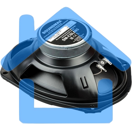 Колонки автомобильные Soundmax SM-CSL693 4Ом 15x23см (6x9дюйм) (ком.:2кол.) коаксиальные трехполосные-6