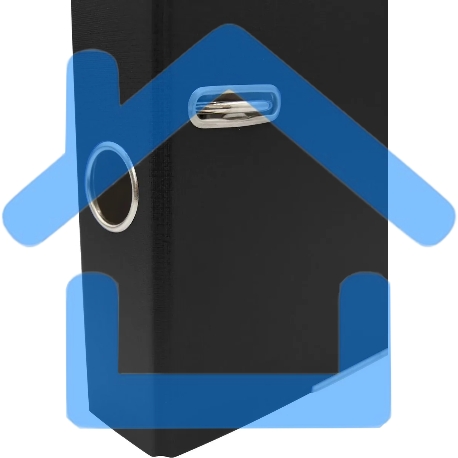 Папка-регистратор Silwerhof 2013467 A4 50мм, ПВХ/бумага черный, металлическая окантовка, сборная (упаковка: 2шт)-5