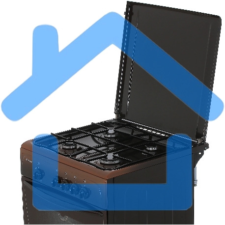 Плита газовая Gefest 1200-С7 К39 коричневый, конфорок 4 шт, духовка 63 л, 60 см x 85 см x 60 см-2