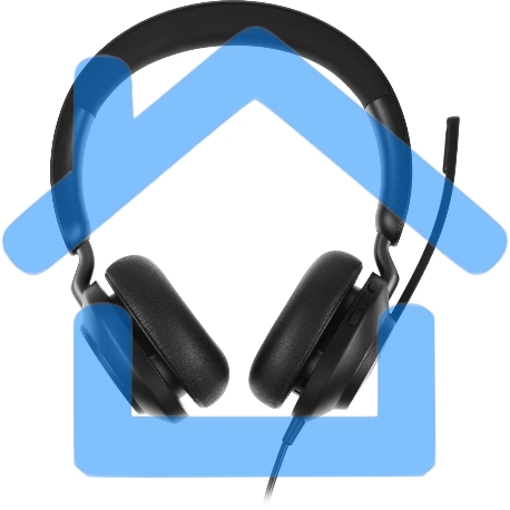 Наушники с микрофоном Jabra Evolve2 40 черный накладные USB оголовье (24189-999-999)-6