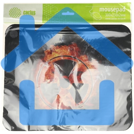 Коврик для мыши Cactus CS-MP-D06M Radiation 300x250x3мм-1
