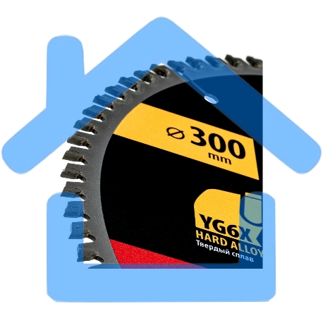 Пильный диск по ламинату Denzel ф300 х 30 мм, 80 зубьев 733887-4