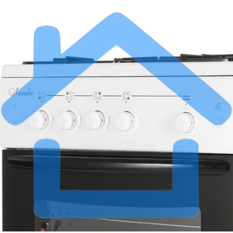 Плита газовая Лысьва ГП 400 МС СТ-2у белый, конфорок 4 газовых, духовка 57 л, 50 см x 84 см x 60 см-3