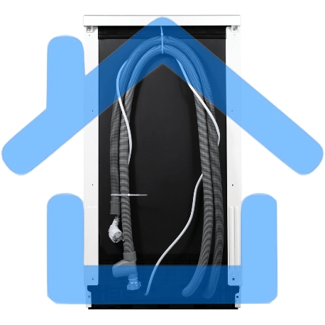 Посудомоечная машина MAUNFELD MWF45331W Inverter, белый, 45 см, 10 компл., 44 дБ, класс A+++-5