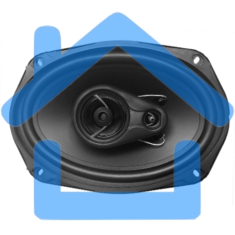 Колонки автомобильные Soundmax SM-CSL693 4Ом 15x23см (6x9дюйм) (ком.:2кол.) коаксиальные трехполосные-3