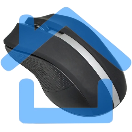 Мышь беспроводная Oklick 615MW черный/серебристый, 1000 dpi, радиоканал, USB, кнопки - 3