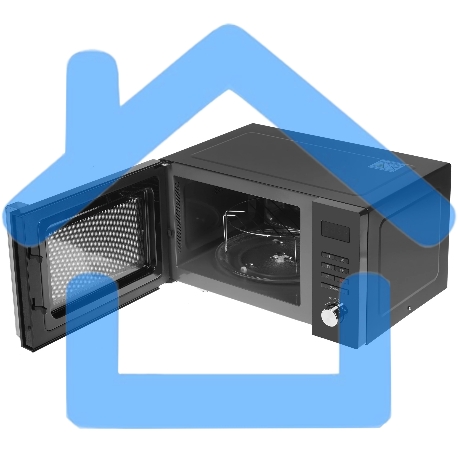 Микроволновая печь Hyundai HYM-M2062 черный, 23 л, 800 Вт, переключатели - поворотный механизм/кнопки-15