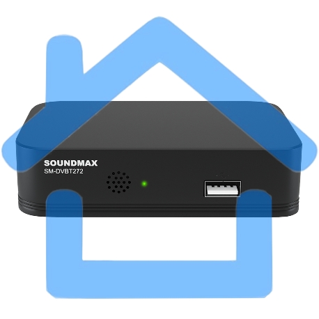 Приставка для цифрового ТВ SOUNDMAX SM-DVBT272 черный-8