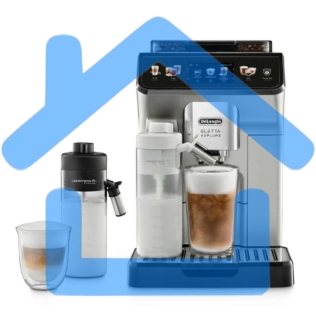 Кофемашина DeLonghi ECAM450.55.S серебристый/черный, исп. кофе - зерновой/молотый, 1.8 л, 1450 Вт, 19 Бар