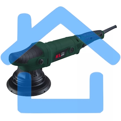Профессиональная полировальная угловая машина KLPRO KLPJ7171 (720вт, 5000 об/мин, 150мм, орбитальное вращение)