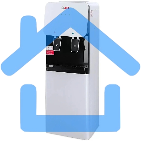 Кулер AEL LD-AEL-85c напольный электронный белый/черный-7