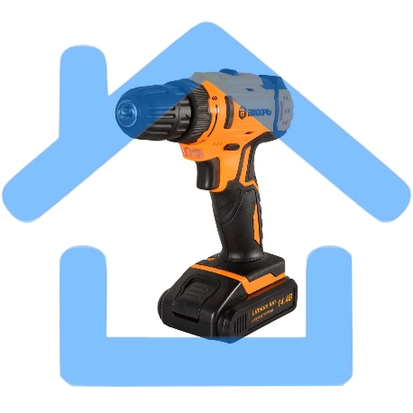 Дрель-шуруповерт Вихрь ДА-14,4Л-2 72/14/15, Аккумуляторная, 14,4В-6