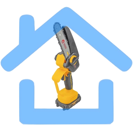 Мини-пила цепная аккумуляторная EDON ANS-21/8BL желтый/черный 25166