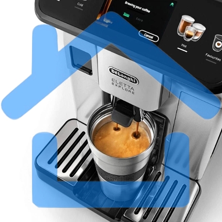 Кофемашина DeLonghi ECAM450.55.S серебристый/черный, исп. кофе - зерновой/молотый, 1.8 л, 1450 Вт, 19 Бар-4