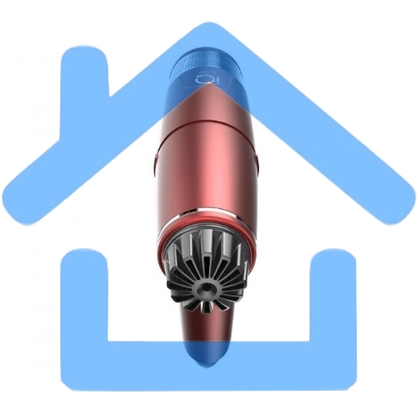 Фен GA.MA IQ LITE красный-9