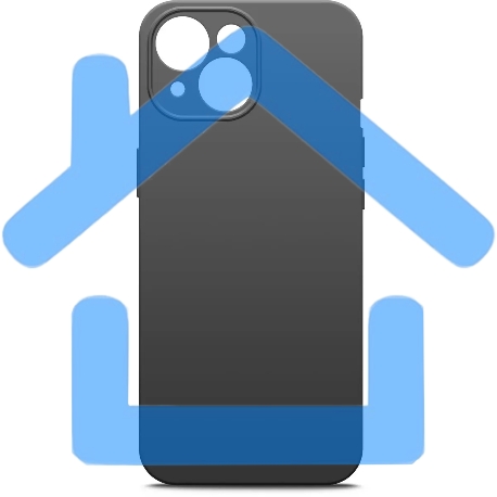 Чехол (клип-кейс) BoraSCO для Apple iPhone 15 Plus черный