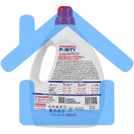 Гель для стирки Maunfeld Purity Universal 3000мл MWL3000PU-1