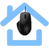 Мышь проводная Rapoo N500 черный, 3600 dpi, USB, кнопки - 6