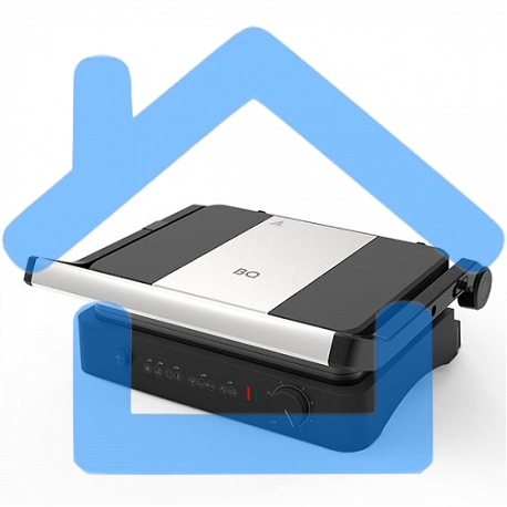 Электрический гриль BQ GR3001, черный/стальной