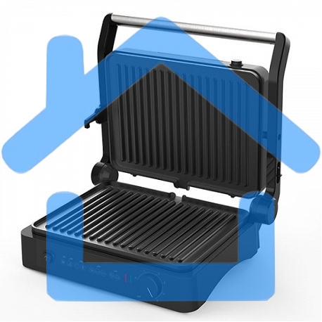 Электрический гриль BQ GR3001, черный/стальной-4