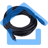 Кабель оптический Cablexpert CC-OPT-10M-N, Toslink 2xODT M/M, 10м, черный, пакет