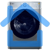 Стиральная машина Hyundai WMD9413 серебристый, загр. фронтальная макс.: 10 кг 1400 об/мин класс: В