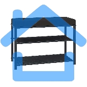 Банкетка ЗМИ Торонто 23S каркас графит,сиденье серый БТ23СГрС