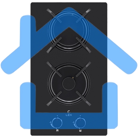 Варочная поверхность LEX GVG 323A BBL