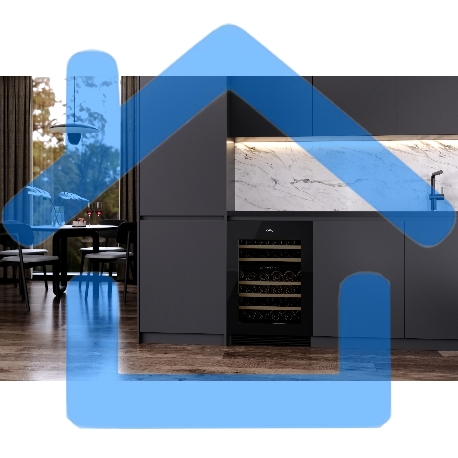 Винный шкаф Korting KFW 803 DB GN встраиваемый-2