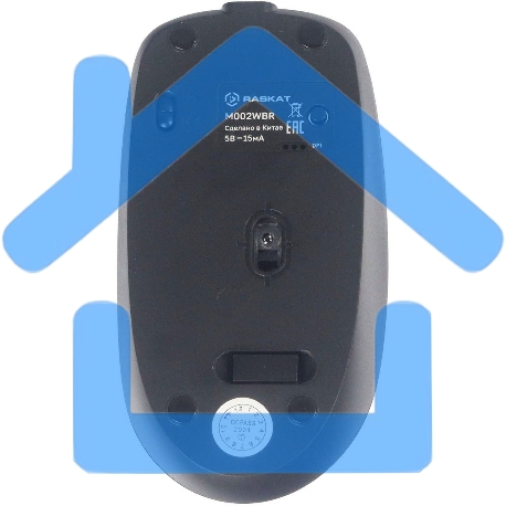 Мышь беспроводная Raskat M002WBR черный, 1600 dpi, радиоканал, Bluetooth, USB, кнопки - 4-5