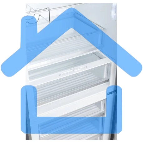 Холодильник Korting KNFC 72337 XN черный двухкамерный 324/108л морозилка снизу, No Frost-2