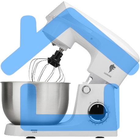 Миксер планетарный LEONORD LE-1778 белый (108982)-2