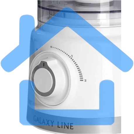 Кухонный комбайн Galaxy Line GL 2309, белый, пластик. чаша 1,5 л, 1000 Вт, 2 скорости и импульс. режим-5